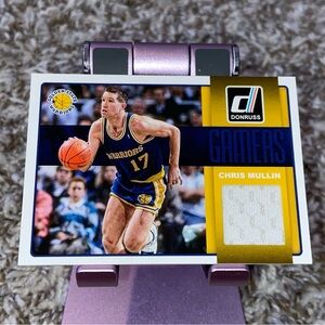 2014-15 CHRIS MULLIN Donruss Game Worn Patch Golden State Warriors Card